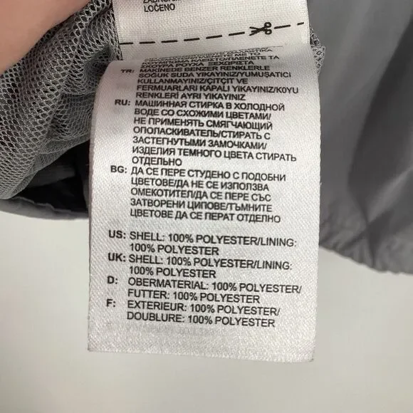 Men's Adidas‎ 1/4 Zip Climaproof Golf Jacket Windbreaker Tan - Flaw - Picture 8 of 13